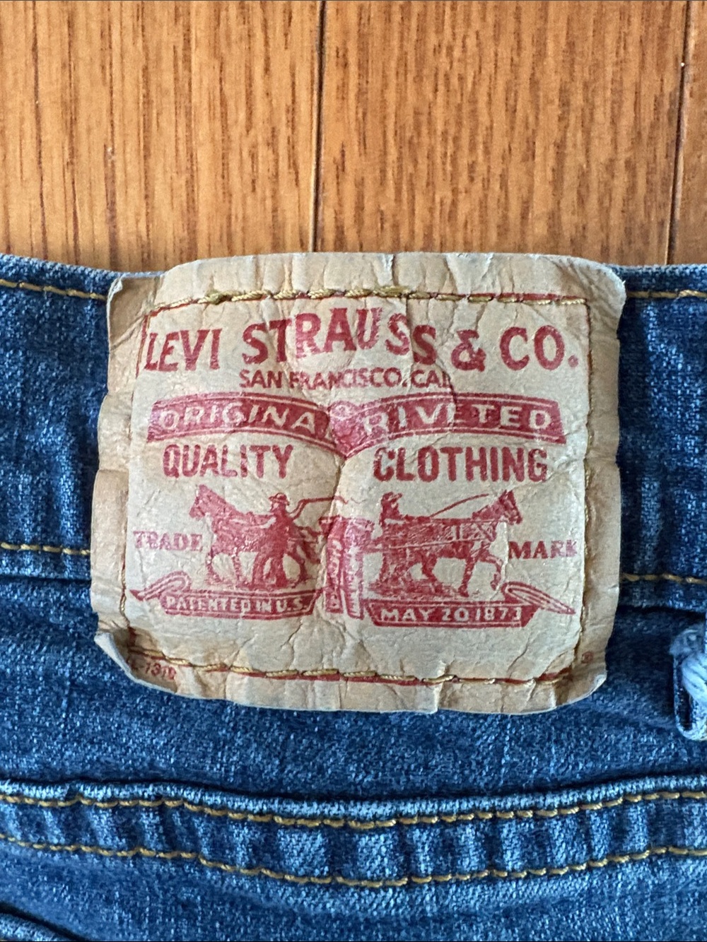 Levi's 550 Relaxed Fit Bootcut Jeans Size 14 M - Picture 8 of 8